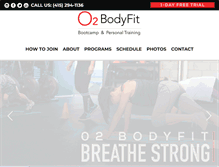 Tablet Screenshot of o2bodyfit.com